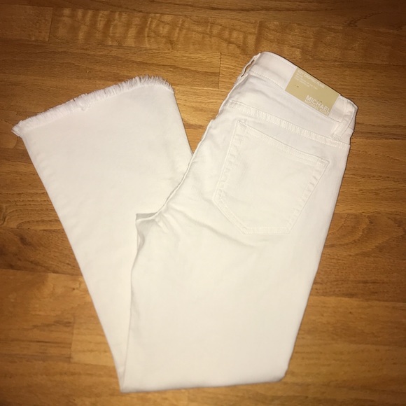 Michael Kors cropped flare white jeans - Picture 2 of 6